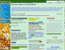 Tablet Screenshot of foresterslog.com